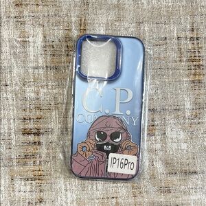 iPhone 16 pro blue and pink phone case